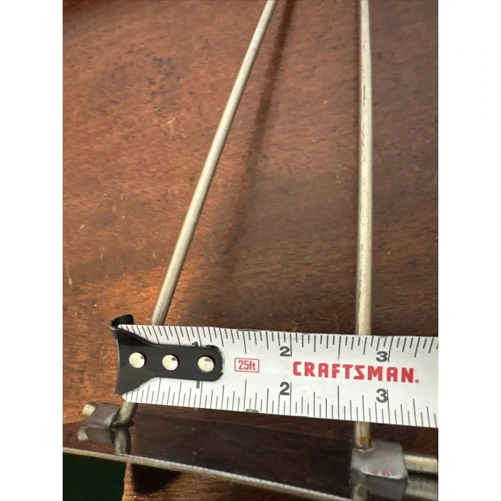 2- Vintage Over The Door Hanger Curved Straight Retro Metal